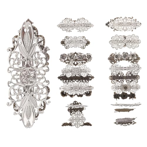 BELLIFFY 14stücke Teiliges Set Retro Haarspangen Für Metallische Frühlingsklammern Haarschmuck Für Mädchen Zubehör Für Styling von BELLIFFY