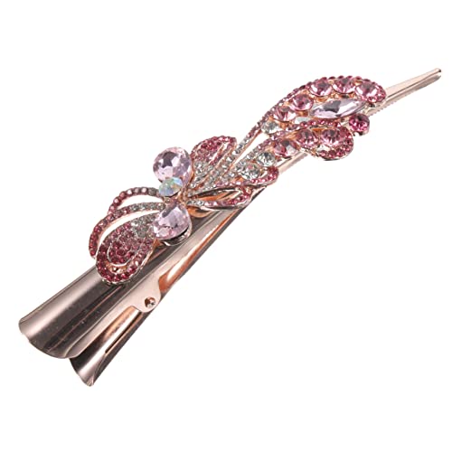 BELLIFFY Haarspange Mit Entenschnabelmotiv Aus Kristall – Haarklammer Mit Strasssteinen Für Damen Teenager-mädchen Haarstyling-tool von BELLIFFY