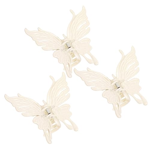 BELLIFFY 3stücke Große Haarspangen Für Damen Teiliges Aus Rutschfeste Haarklammern Eleganten Schmetterlingsdesign Für Hochsteckfrisuren Make-up Und Alltag von BELLIFFY