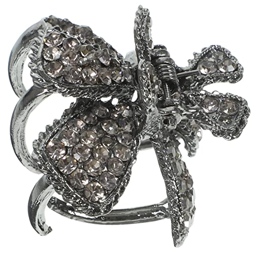 BELLIFFY Haarspange Mit Strasssteinen Mittelgroße Klammer Für Hohen Pferdeschwanz Eleganter Haarschmuck Für Und Mädchen Für Alltag Partys Und Besondere Anlässe von BELLIFFY