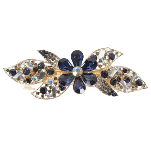 BELLIFFY Strass Haarspange Für Damen Blumen Haarschmuck Haar-accessoires Verzierung Für Hochzeit Party Geburtstag von BELLIFFY
