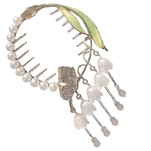 BELLIFFY Haarspangen Für Damen Pferdeschwanz-clip Mit Blumen-haarschmuck Haarspange Für Dünnes Oder Dickes Haar Haarspangen-krallen Für Tägliche Nutzung Oder Partys von BELLIFFY