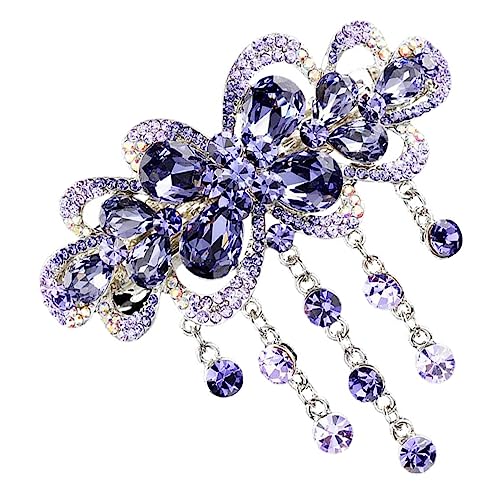 BELLIFFY Strass-haarspange Für Mädchen Party-kopfschmuck Haarspange Aus Hochwertigem Material Geeignet Für Verschiedene Anlässe Und Haartypen von BELLIFFY