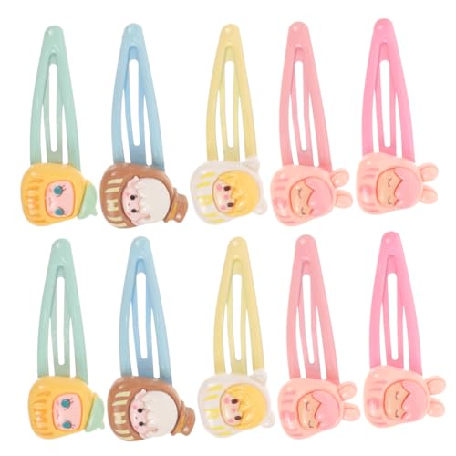 BELLIFFY Haarspangen Für Mädchen Haarschmuck Dessert-eiscreme-kuchen-design 10 Stück von BELLIFFY