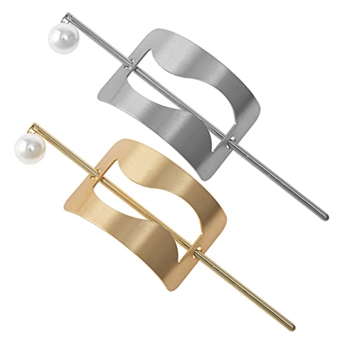 BELLIFFY 2 Stücke Goldene Haarspangen Metall Haaraccessoires für Damen Runde Haarnadeln mit Perlen für Hochsteckfrisuren Haarknoten Clip für Alltag und Partys BELLIFFY 2 Stücke Goldene Haarspangen Metall Haaraccessoires für Damen Runde Haarnadeln mit Perlen für Hochsteckfrisuren Haarknoten Clip für Alltag und Partys von BELLIFFY