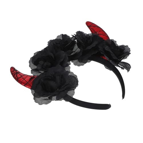 BELLIFFY Halloween-haarband Mit Teufelshörnern Leicht Und Angenehm Zu Tragen Dekorative Stirnbänder Für Partys Und Cosplay Geeignet Für Erwachsene von BELLIFFY