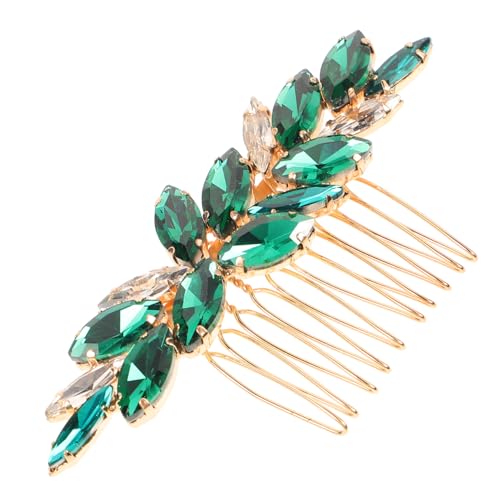 BELLIFFY Haarkamm Für Braut Mit Kristallen Seitlicher Haarschmuck Für Hochzeit Elegante Haar-accessoires Für Frauen Und Mädchen von BELLIFFY