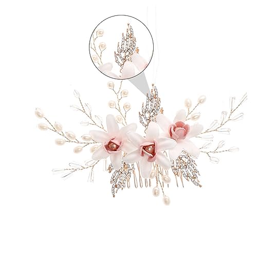 BELLIFFY Handgefertigte Kristallblumen-haarspange Für Bräute Eleganter Haarschmuck Für Hochzeiten Leicht Und Langlebig Für Damen Und Besondere Anlässe von BELLIFFY