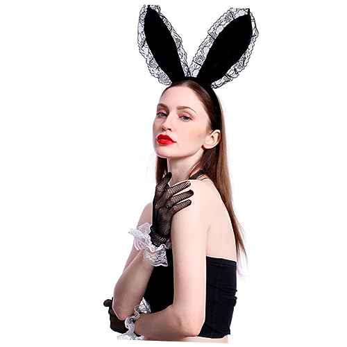 BELLIFFY Kaninchenohr Haarreif Für Party Leichtes Material Mit Exquisiter Verarbeitung Fest Sitzendes Stirnband Für Cosplay-auftritte Schlicht Und Auffällig Zugleich von BELLIFFY