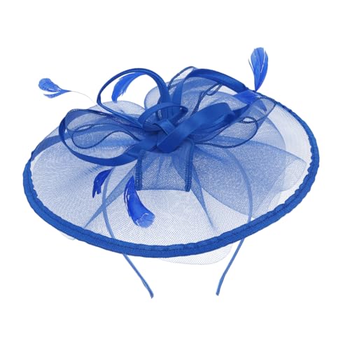 BELLIFFY Netzkopfschmuck Federkiel-blumen-stirnband Für Damen Leicht Und Tragbar Für Hochzeitsbankette Tanzpartys Und Festivals von BELLIFFY