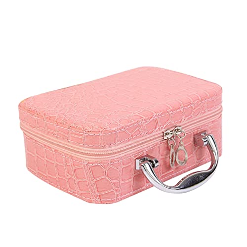 BELLIFFY Kosmetiktasche Mit Steinmuster Und Spiegel Kosmetiktasche Für Damen Handtasche BELLIFFY Kosmetiktasche Mit Steinmuster Und Spiegel Kosmetiktasche Für Damen Handtasche von BELLIFFY