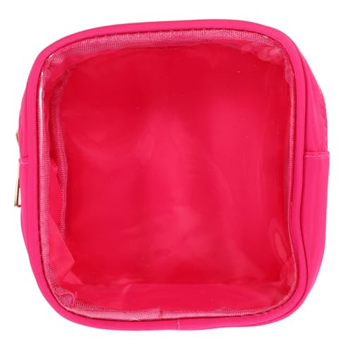 BELLIFFY Makeup Bag Für Damen wasserdichte Kosmetiktasche Reißverschluss Tragbare Aufbewahrung Für Und Alltag Transparent Leuchtendem von BELLIFFY