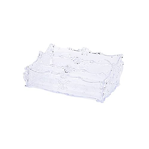 BELLIFFY Kosmetischer Organizer Make-up-aufbewahrungsbox Schreibtisch-aufbewahrungsbox Kosmetikhalter Transparente Aufbewahrungsbox Für Kosmetik Filigraner Schmuckbehälter Für Zuhause von BELLIFFY