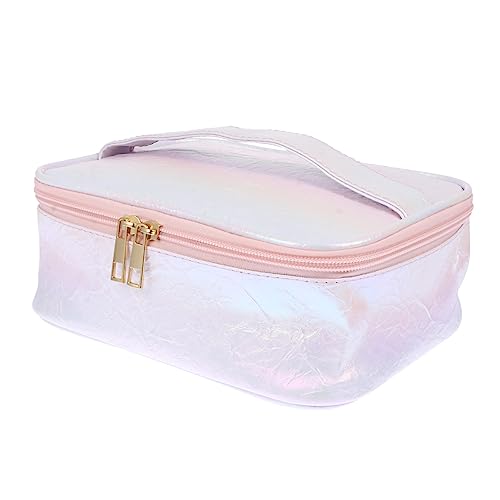 BELLIFFY 1stück Stylische Reisekosmetiktasche PVC Geräumige Tragbare Make-up-Organizer Für Für Und Camping Und Langlebig von BELLIFFY