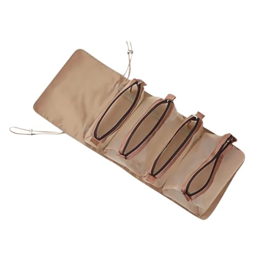 BELLIFFY Kulturbeutel Groß Tragbare Kosmetiktasche Multifunktionale Make Up Organizer für Reisen Faltbar aus Langlebigem Material für Damen und Herren von BELLIFFY