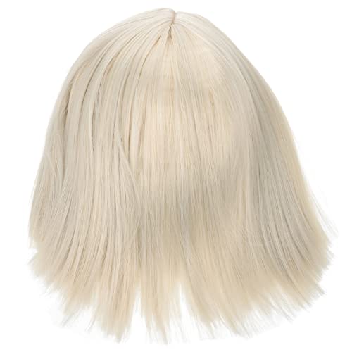 BELLIFFY Kurze Gerade Perücke Für Frauen Hitzebeständig Stilvolles Kostüm-accessoire Für Alltag Karneval Und Partys Mit Verstellbarem Elastischem Kopfband Für Optimalen Tragekomfort von BELLIFFY