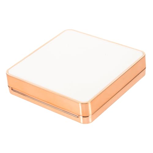 BELLIFFY Leere Flasche Grundierungspuder Leere Magnetische Palette Grundierungsbehälter Kissen Grundierungsquaste Leeres Kompaktes Etui Für Gepressten Puder Puderquaste Mit Behälter von BELLIFFY