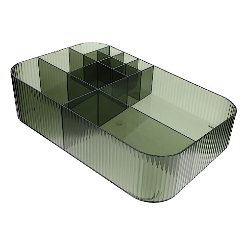 BELLIFFY Kosmetik-organizer Drehbare Aufbewahrungsbox Für Den Schreibtisch Kunststoff Make-up- Vanity-organizer Lippenstift-fachbox von BELLIFFY