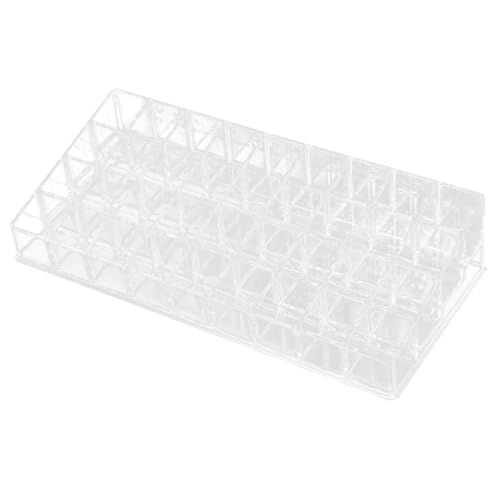 BELLIFFY Lippenstifthalter 36-Slot Transparenter Kosmetik Organizer für Schminktisch Großer Kapazität Lippenstiftständer für Zuhause und Schlafzimmer Make Up Halter für Beauty Essentials von BELLIFFY