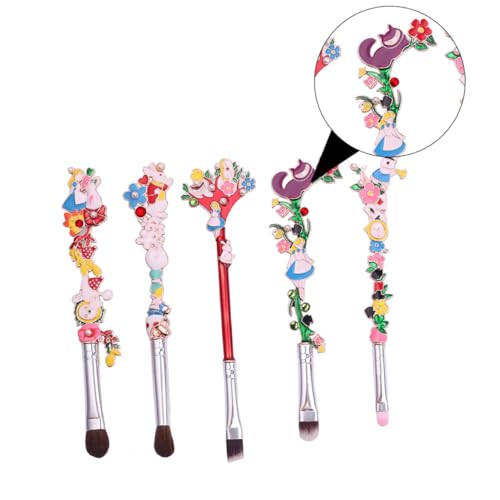 BELLIFFY 5stücke Schminkpinsel Kosmetikpinselset Gesichtspinselset Cartoon Fee Make-up Pinsel Für Augenbrauen Lidschatten Synthetische Faser Pinsel Schöne Lidschatten Lippenpinsel von BELLIFFY