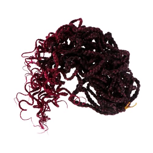 BELLIFFY Luxus Damen Pferdeschwanz Perücke Frauen Clip in Haar-accessoire Gefälschte Häkeln Haar Zöpfe von BELLIFFY