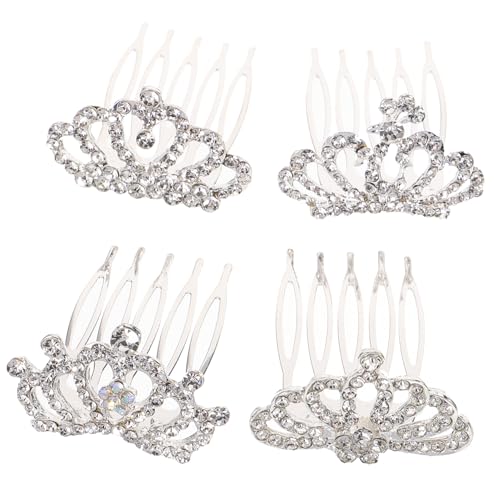 BELLIFFY 4stücke Krone Kamm Miniatur Tiara Haar Kamm Mit Strass Für Mädchen Party Geburtstag Fotografie Hochzeit Show Look BELLIFFY 4stücke Krone Kamm Miniatur Tiara Haar Kamm Mit Strass Für Mädchen Party Geburtstag Fotografie Hochzeit Show Look von BELLIFFY