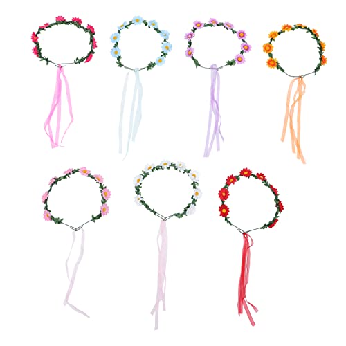 BELLIFFY 14-teiliges Blumen-stirnband – Blumen-haarband Für Mädchen Strand-haarkranz Stirnband-kopfschmuck Stilvoll Für Partys Und Besondere Anlässe von BELLIFFY