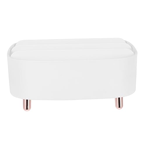 BELLIFFY Make-up-Aufbewahrungsbox 1 Stück Kleinigkeiten-Box dekorativer Schreibtisch-Organizer weiße Make-up-Pinsel-Aufbewahrung Frauen-/Mädchen-Organizer von BELLIFFY