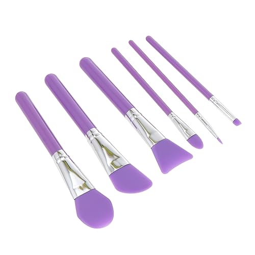 BELLIFFY 6stücke Silikon Kosmetikpinsel Für Flüssig Make-up Mit Hautfreundlichem Kopf Und Einfacher Für Frauen Mädchen von BELLIFFY