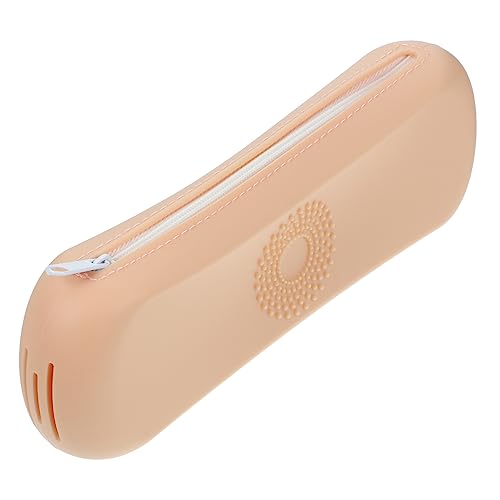 BELLIFFY Tragbarer Make up Pinselhalter Reisetasche Für Kosmetik Und Toilettenartikel Staubdichter Make up Organizer Für Die Perfekte Reiseaufbewahrung von BELLIFFY