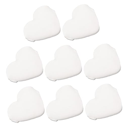 BELLIFFY Make-up-puff 8 Stück Foundation-puff Für Damen Herz-design Kompakt Tragbar von BELLIFFY