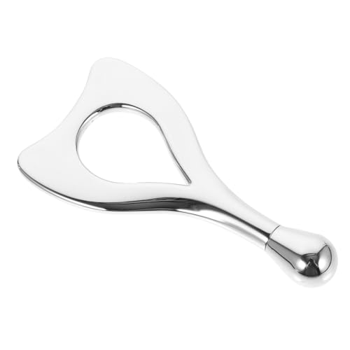 BELLIFFY Massagestab Für Augencreme Aus Zinklegierung Beidseitig Einsetzbar Als Und Löffel Praktisch Und Tragbar Für Anwendung Bei Tränensäcken Und Augenschatten von BELLIFFY