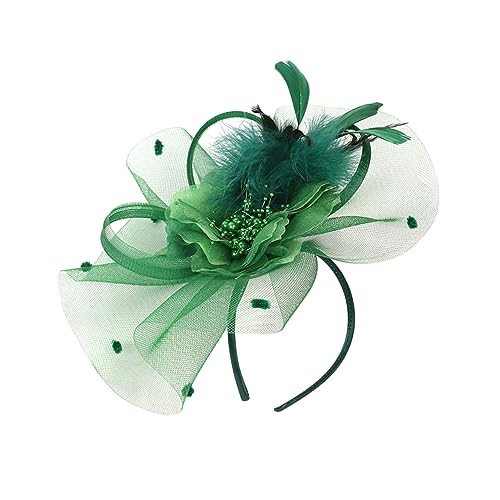 BELLIFFY Mesh-stirnband Braut-kopfschmuck Gestricktes Garn-stirnband von BELLIFFY