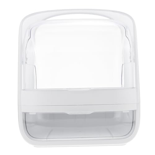 BELLIFFY Multi-funktionale Kosmetik Aufbewahrungsbox Für Schminktisch Transparenter Organizer Für Lippenstifte Make-up Und Pflegeprodukte Kleiner Quadratischer Kosmetikcontainer Für von BELLIFFY