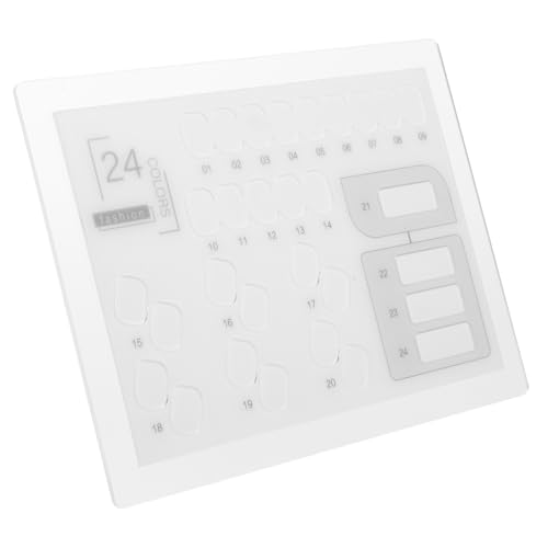 BELLIFFY Nail Art Display Board Mit Farben Stabile Platte Für Nagelkunst-präsentation Tragbarer Nagel-farben-organizer Für Salons Und -nutzer von BELLIFFY