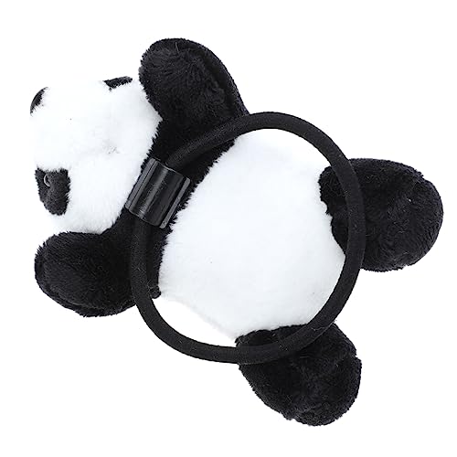 BELLIFFY Panda Haargummi Aus Plüsch Elastisches Haarseil Haarschmuck Für Mädchen Und Frauen von BELLIFFY