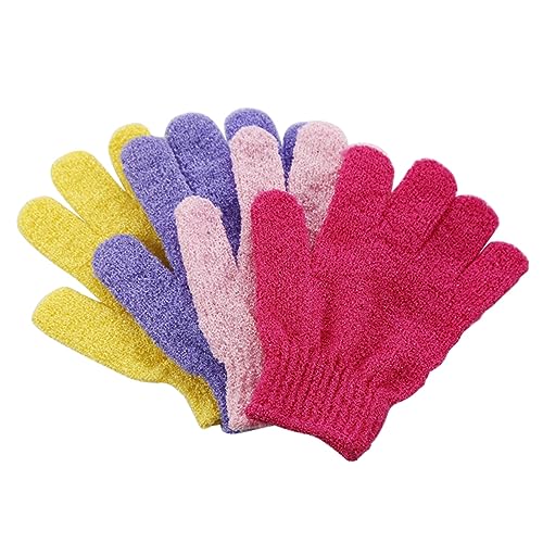 BELLIFFY Peeling-handschuhe Für Bad Und Dusche 12er-pack Körper-badehandschuhe Fünf Finger Für Männer von BELLIFFY