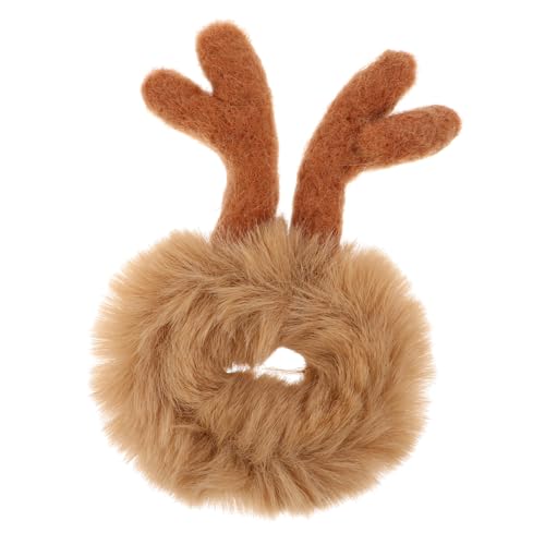 BELLIFFY Plüsch Haarband mit Tierohren und Geweih Elastisch und Weich Komfortabel für Damen und Mädchen Niedliches Weihnachts haarschmuck accessoire Langlebig und Haarschonend Geschenk von BELLIFFY