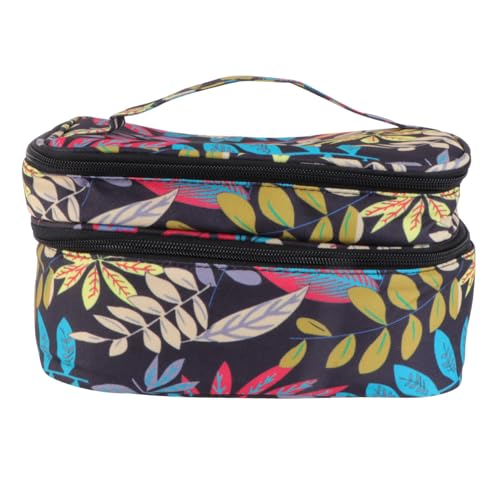 BELLIFFY Portable Nagellack Aufbewahrungstasche Mit Fächern Doppelschichtiger Organizer Für Und Zuhause Robustem Oxford Nagellack Und Maniküre-zubehör von BELLIFFY