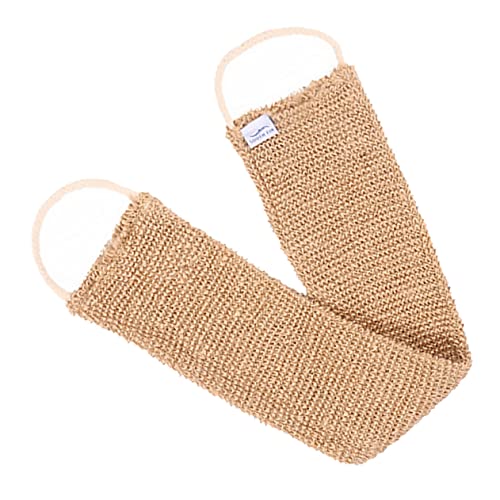 BELLIFFY Ramie-jute-peeling-duschgürtel Rückenbürste Badetuch Peeling-rückenbürste Badezubehör von BELLIFFY