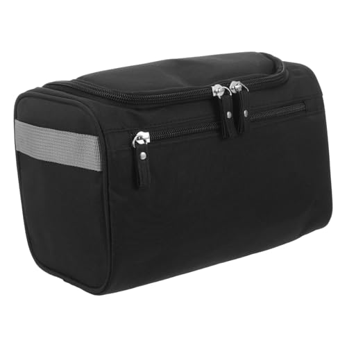 BELLIFFY Hängende Wasch Und Kosmetiktasche Für Reisen Tragbarer Organizer Für Toilettenartikel Und Make-up Multifunktionale Kulturtasche Für Männer Und Schwarz von BELLIFFY