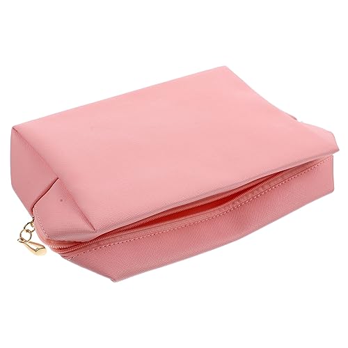 BELLIFFY Make-up-Tasche Aus Pu-Kunstleder Reise-schminktasche Kulturbeutel in Reiner Farbe Groß Für Damen Und Mädchen von BELLIFFY