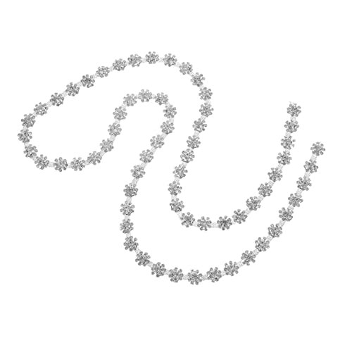 BELLIFFY Rhinestone Kettengürtel für Verstellbar und Glitzernde Strasskette Hochwertigem Material Hochzeiten Partys und DIY Projekte Silberne Basis BELLIFFY Rhinestone Kettengürtel für Verstellbar und Glitzernde Strasskette Hochwertigem Material Hochzeiten Partys und DIY Projekte Silberne Basis von BELLIFFY