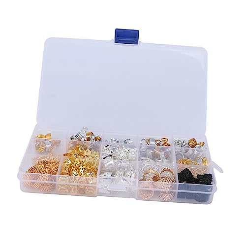 BELLIFFY Hollow Out Haarschmuck Set Dreadlocks Ringe Und Haarmanschetten Aus Metall Für Zöpfe Dekorative Haaraccessoires Für Frauen Und Männer Für Festivals Und Partys von BELLIFFY