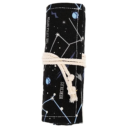 BELLIFFY Große Kapazität Bleistift Organizer Rolle Tragbarer Canvas Stiftetui Für Künstler Fächer Für Malen Zeichnen Und Skizzieren Schutz Vor Kratzern Und Bruch von BELLIFFY