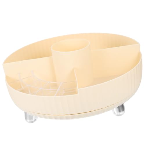 BELLIFFY Drehbarer Kosmetikpinselhalter 360° Organizer Für Make-up-pinsel Aufbewahrungsbox Mit Multi-gitter-design Geeignet Für Schminktisch Und Schreibtisch von BELLIFFY