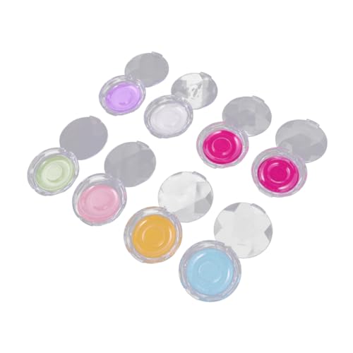 BELLIFFY 8stücke Rundes Wimpernetui Aus Stabilem Material Wimpernaufbewahrungsbox Organizer Für Falsche Wimpern Tragbar Und Kompakt Praktische Aufbewahrungsbox von BELLIFFY