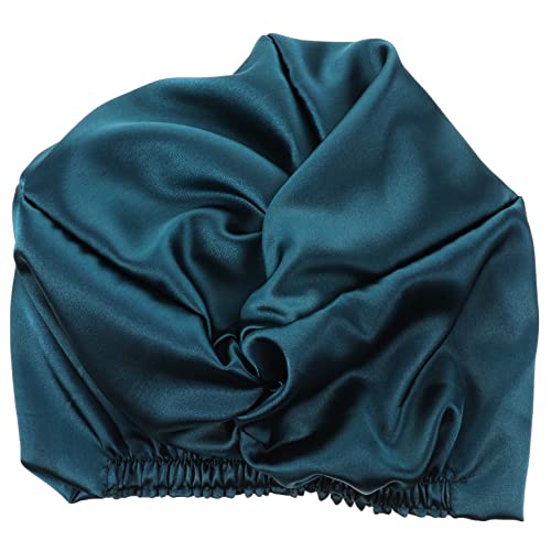 BELLIFFY Seiden Schlafhaube Für Frauen Haarhaube Zum Schlafen Duschhaube Aus Seide Atmungsaktive Schlafmütze Elastische Haube Für Lockiges Haar Schutz Für Haar Beim Schlafen Und Duschen von BELLIFFY