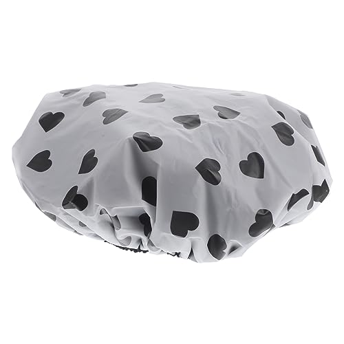 BELLIFFY Shampoo-Duschhaube Spa-Haube Schlafender Kopf Schweißband-Mütze Zöpfe Haarkappe Duschhaube für Damen Duschhaube für Zöpfe Duschutensilien für Frauen Haartrockenhaube Eva Black von BELLIFFY