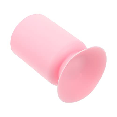 BELLIFFY Silikon Makeup Pinselhalter Mit Saugnapf Multifunktionaler Stifte-organizer Für Schreibtisch Kosmetik Und Büro Robuster Rutschfester Becher Rosa Für Stifte Und Lippenstift von BELLIFFY